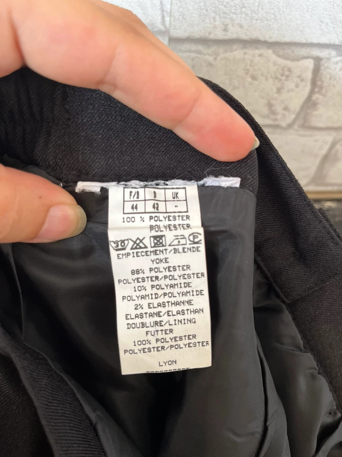 Black skirt – Size 44 – photo 2